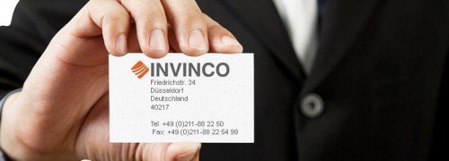 Invinco visitekaartje